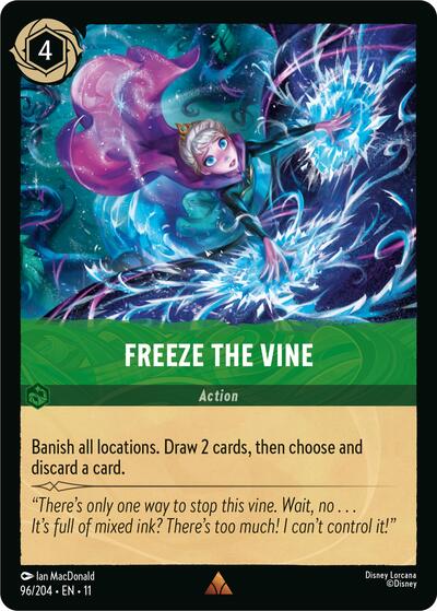 Freeze the Vine