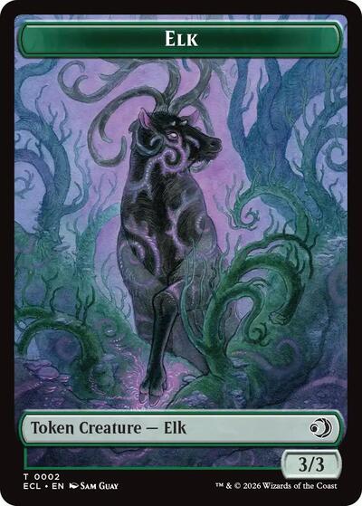 Elk // Mutavault Double-Sided Token