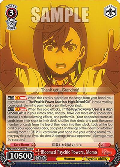 Bloomed Psychic Powers, Momo