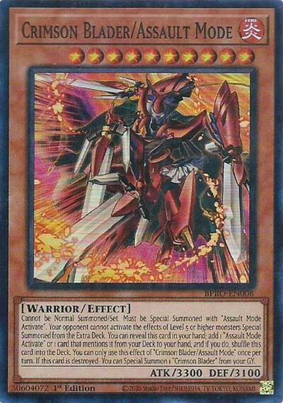 Crimson Blader/Assault Mode