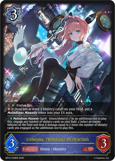 Lishenna, Melodious Destruction