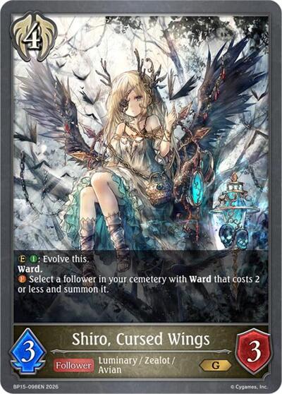 Shiro, Cursed Wings