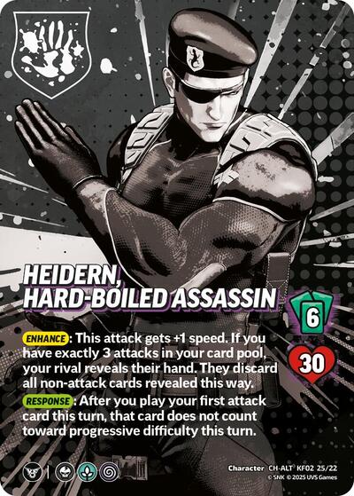 Heidern, Hard-Boiled Assassin (Alternative Art)
