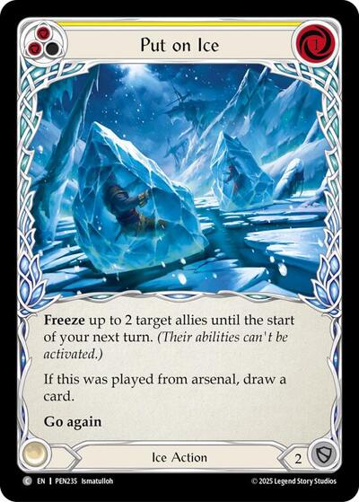 Put On Ice (Yellow)