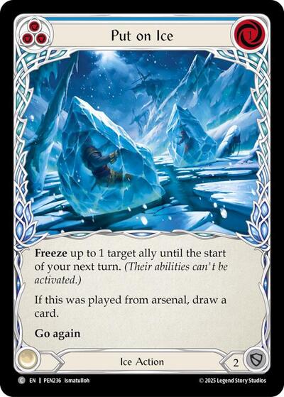Put On Ice (Blue)
