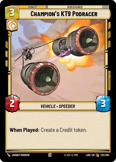 Champion's KT-9 Podracer