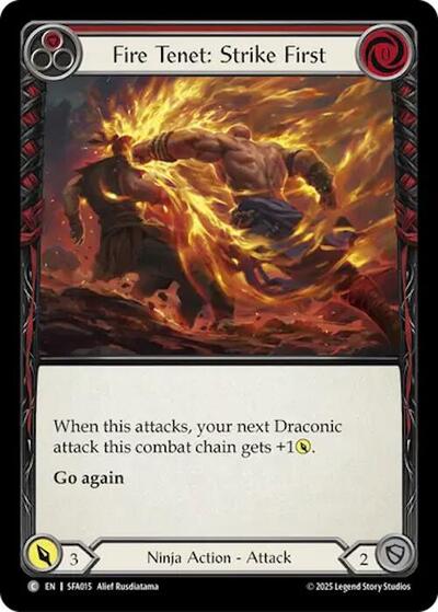 Fire Tenet: Strike First