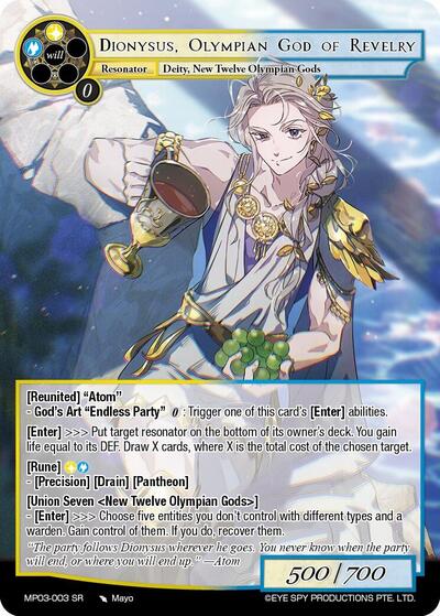 Dionysus, Olympian God of Revelry