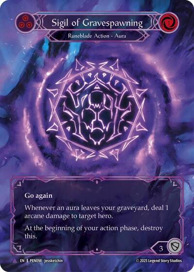 Sigil Of Gravespawning (Blue) (Marvel)