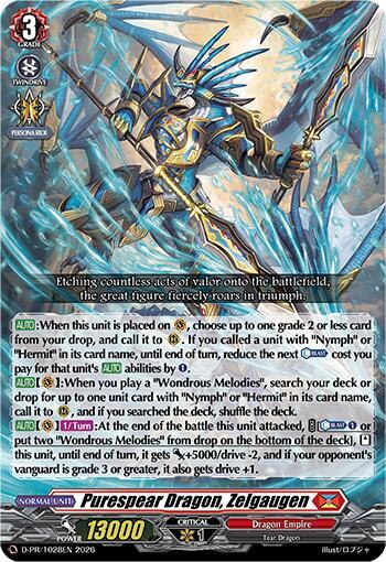 Purespear Dragon, Zalgaugen