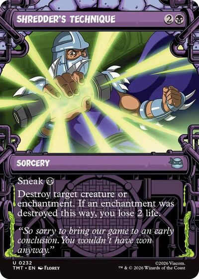 Shredder's Technique (Showcase)