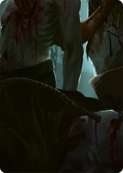 Riptide, Lurker of the Deep // Gravy Bones, Shipwrecked Looter Double Sided Art Card (Bottom Right)