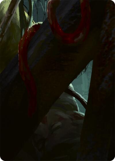 Riptide, Lurker of the Deep // Gravy Bones, Shipwrecked Looter Double Sided Art Card (Bottom Center)