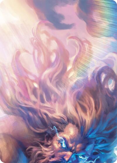 Enlightened Strike // Shelter from the Storm Double Sided Art Card (Top Left)