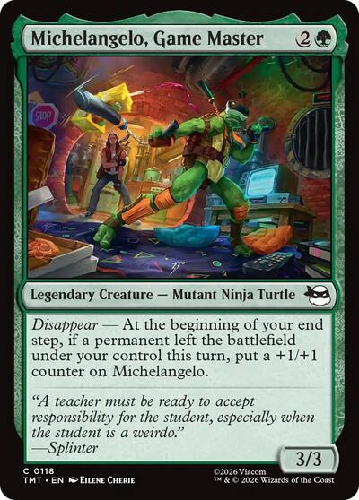 Michelangelo, Game Master