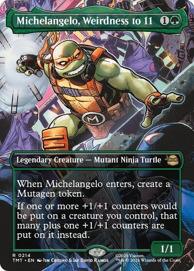 Michelangelo, Weirdness to 11 (Borderless)