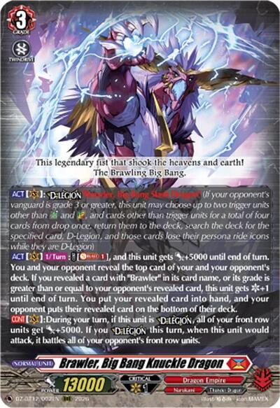 Brawler, Big Bang Knuckle Dragon