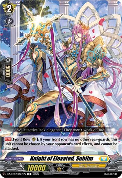 Knight of Elevated, Sublim