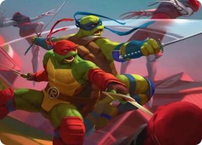 Raph & Leo, Sibling Rivals Art Card
