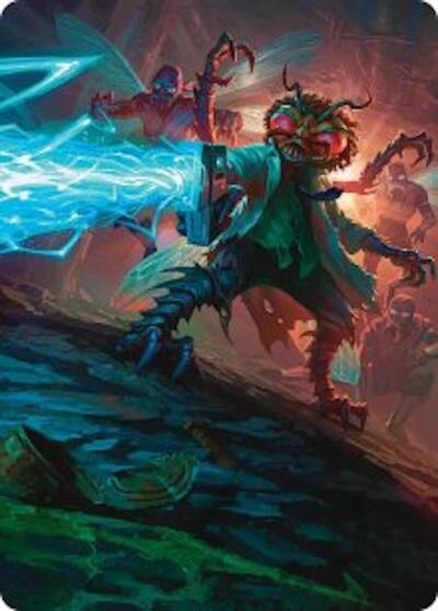 Baxter, Exzzperimental Zzientist Art Card