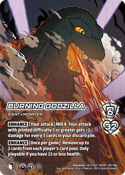 Burning Godzilla (Alternate Art)