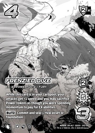 Frenzied Dive (Alternate Art)