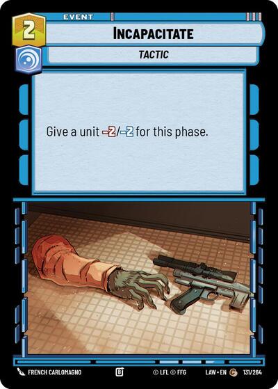 Incapacitate