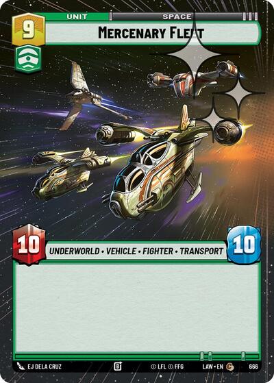 Mercenary Fleet (Hyperspace Foil)