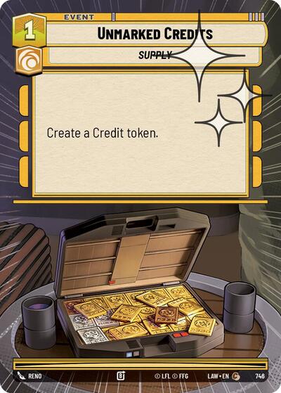 Unmarked Credits (Hyperspace Foil)
