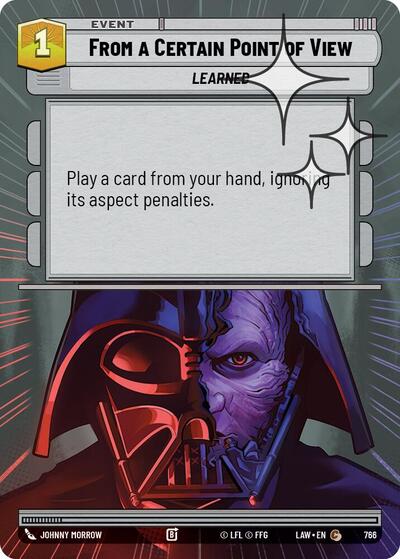 From a Certain Point of View (Hyperspace Foil)