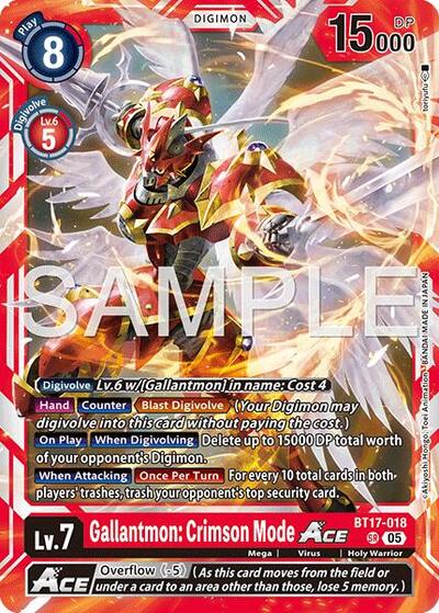 Gallantmon: Crimson Mode ACE (Reprint)