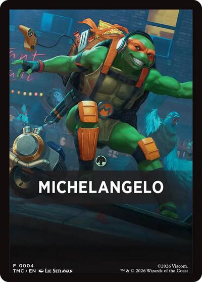 Michelangelo Theme Card