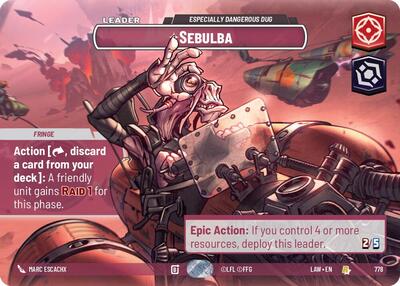 Sebulba - Especially Dangerous Dug (Showcase)