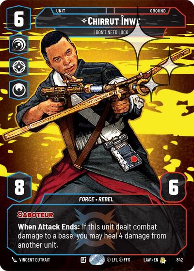 Chirrut Imwe - I Don't Need Luck (Prestige Foil)