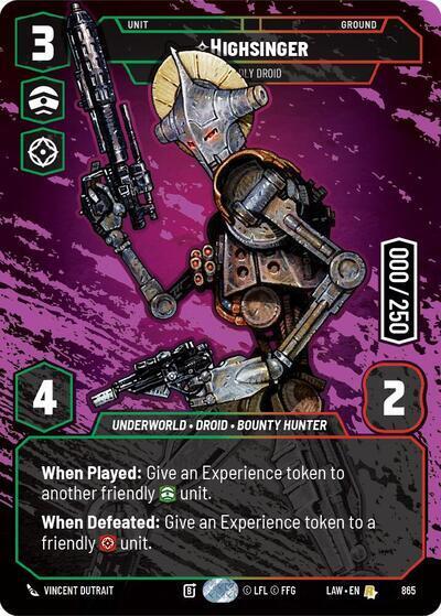Highsinger - Deadly Droid (Serialized)