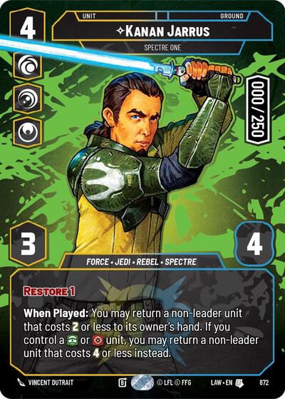 Kanan Jarrus - Spectre One (Serialized)