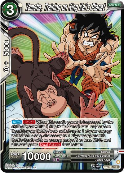 Yamcha, Training on King Kai's Planet
