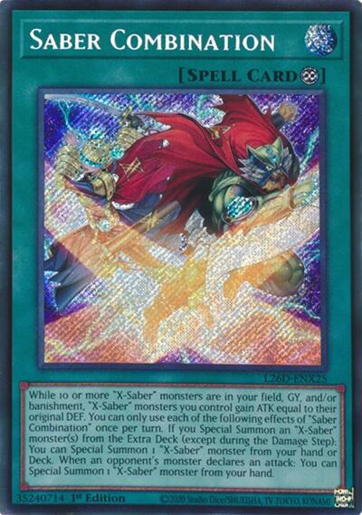 Saber Combination (Secret Rare)