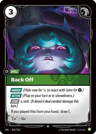 Back Off