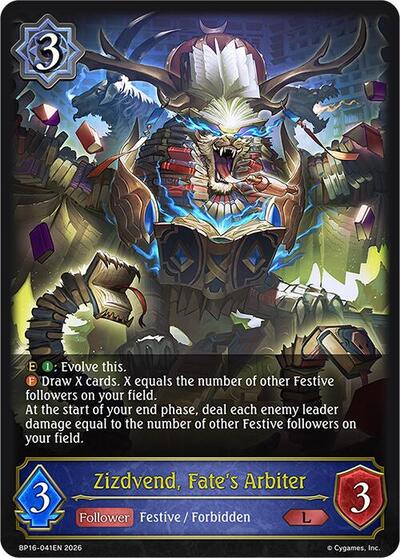 Zizdvend, Fate's Arbiter