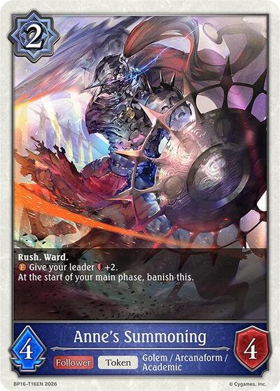 Anne's Summoning