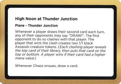 High Noon at Thunder Junction (Black Lotus Unknown Planechase)
