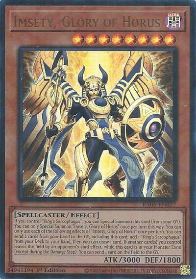Imsety, Glory of Horus (Ultra Rare)