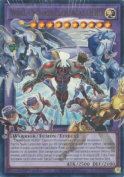 Wake Up Your Elemental HERO (Extended Art)