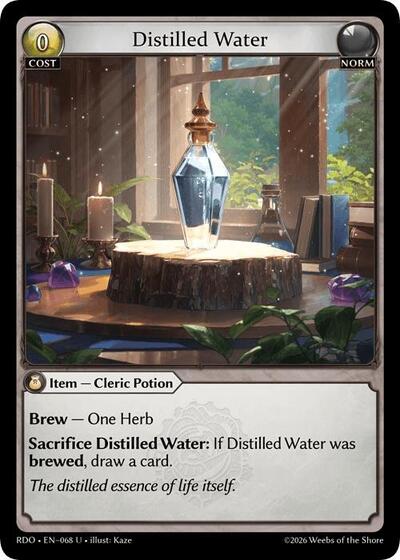 Distilled Water