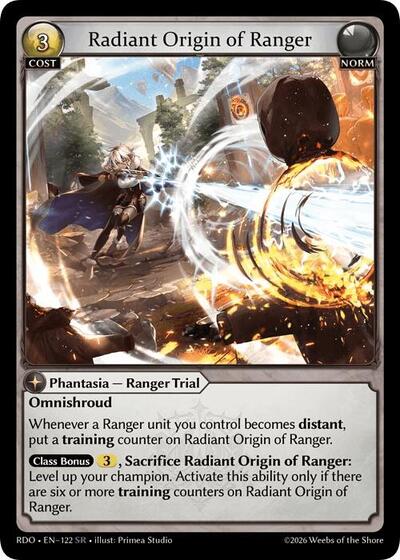 Radiant Origin of Ranger