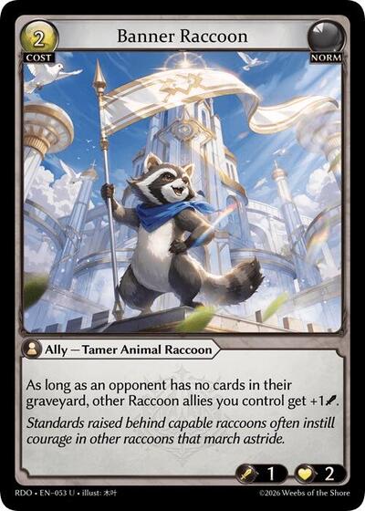 Banner Raccoon (Curio Foil)