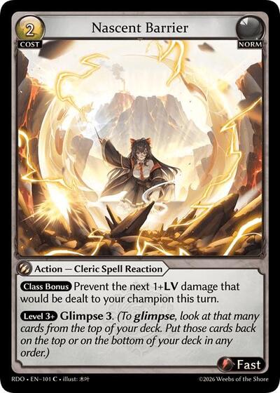 Nascent Barrier (Curio Foil)