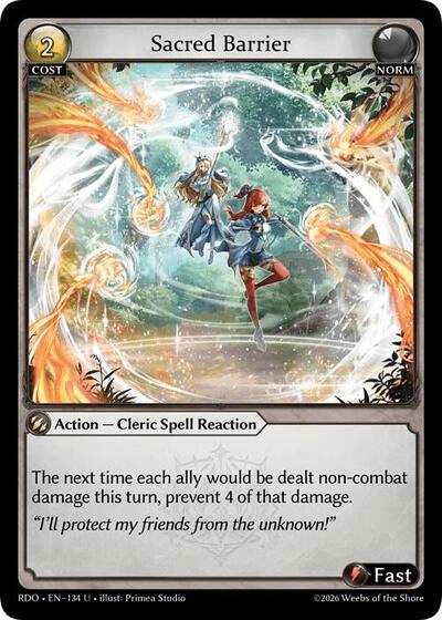 Sacred Barrier (Curio Foil)