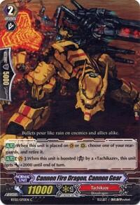 Cannon Fire Dragon, Cannon Gear